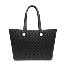 Load image into Gallery viewer, Black Textured Versa Tote
