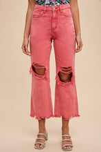 Load image into Gallery viewer, Distressed High Rise Straight Jean
