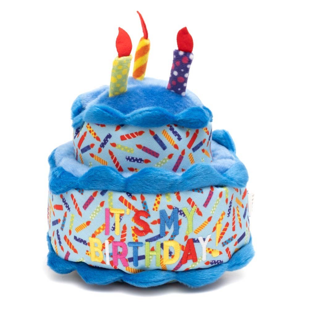Birthday Cake Toy: Small / Blue