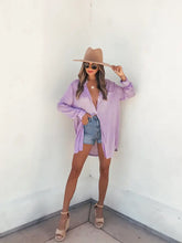 Load image into Gallery viewer, Cover Me Lavender Top
