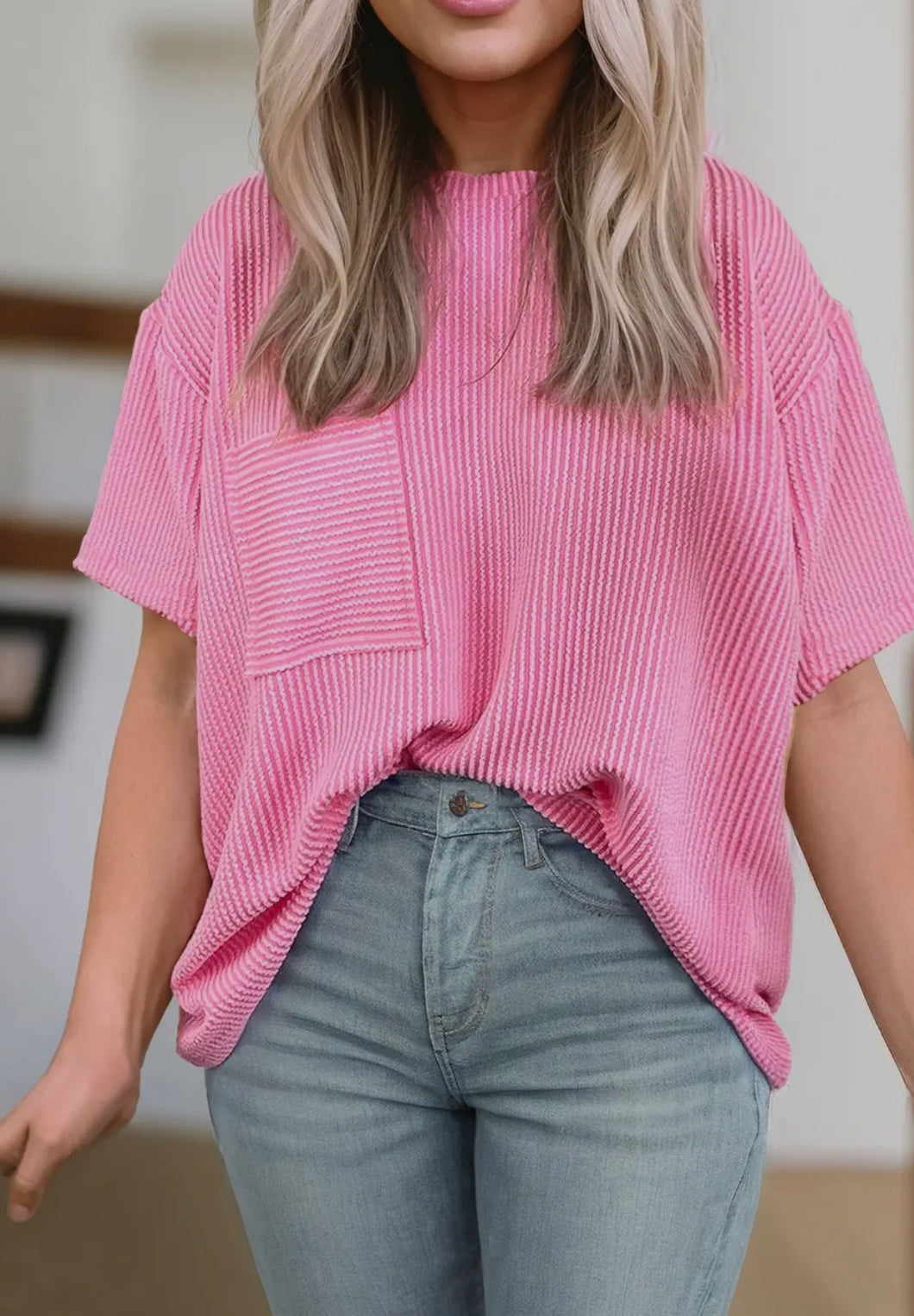 Pocket Loose Fit Top