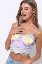Load image into Gallery viewer, Lavender Lace Bustier
