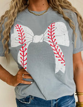 Load image into Gallery viewer, Baseball Bow Graphic Tee

