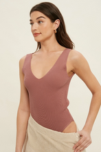 Load image into Gallery viewer, Ribbed Knit Sleeveless Bodysuit
