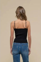 Load image into Gallery viewer, Halter Neck Ribbed Cami Top
