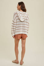 Load image into Gallery viewer, Stripe Hooded Sweater
