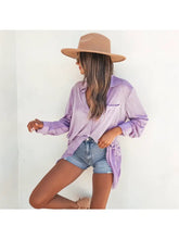 Load image into Gallery viewer, Cover Me Lavender Top
