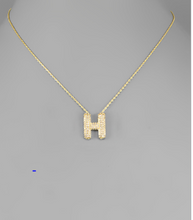 Load image into Gallery viewer, Initial Bubble Necklace
