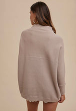 Load image into Gallery viewer, Oversized Fit Textured Sweater Tunic
