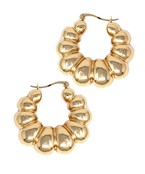 Baguette Style Bold Hoops