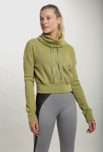 Load image into Gallery viewer, Cropped Cowl Neck Pullover
