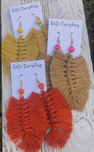 Load image into Gallery viewer, Fall Fringe Earrings
