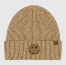 Load image into Gallery viewer, Rhinestone Smiley Beanie
