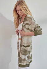 Load image into Gallery viewer, Soft Camo Cardigan with Pockets

