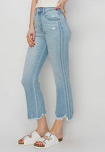 Load image into Gallery viewer, High Rise Crop Flare Jeans
