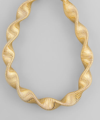N841 Spiral Chain Necklace
