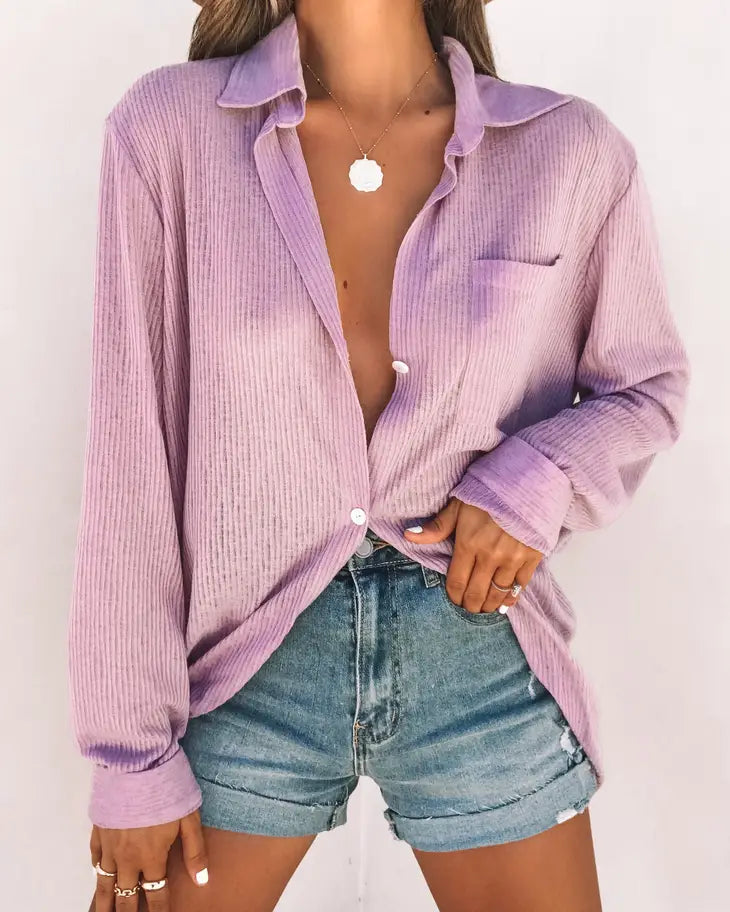 Cover Me Lavender Top