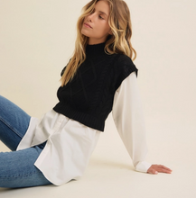 Load image into Gallery viewer, Mock Neck Sweater Top
