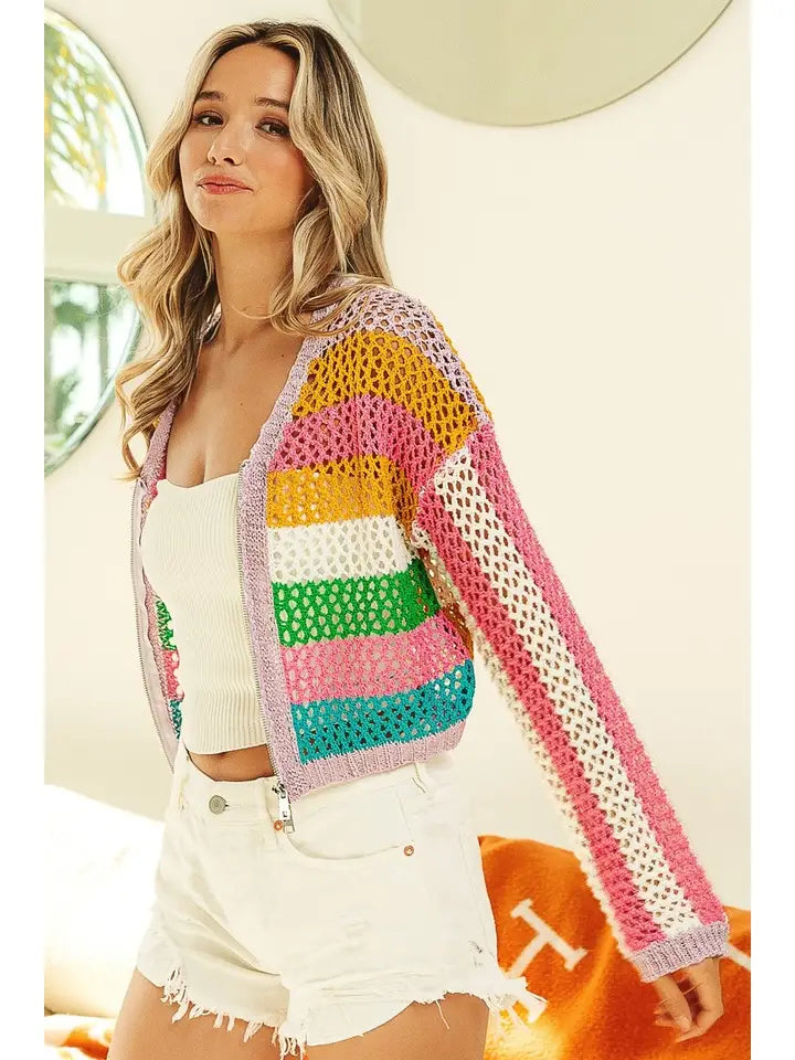 Multi Colored Cardigan