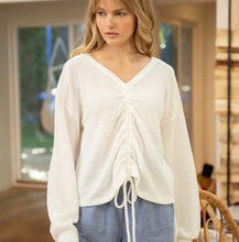 Load image into Gallery viewer, Drawstring Knit Top
