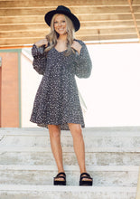 Load image into Gallery viewer, Plum Spotted Dress
