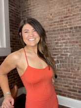 Load image into Gallery viewer, Coral Strappy Romper
