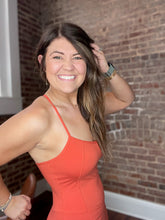 Load image into Gallery viewer, Coral Strappy Romper
