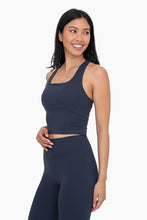 Load image into Gallery viewer, Navy Venice Racer Back Active Top
