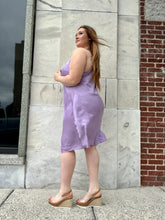 Load image into Gallery viewer, Lilac Cowl Neck Dress
