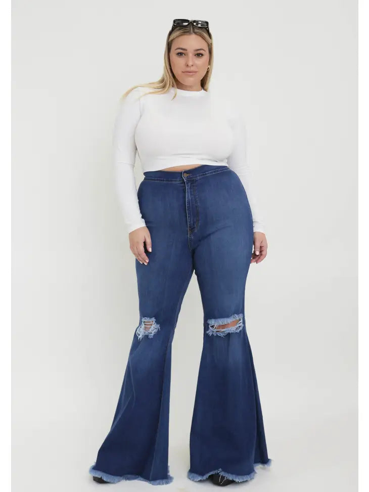 Bella Flare Jeans Curvy