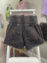Load image into Gallery viewer, Black Washed Twill Shorts
