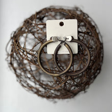 Load image into Gallery viewer, E063 Distressed Hoop
