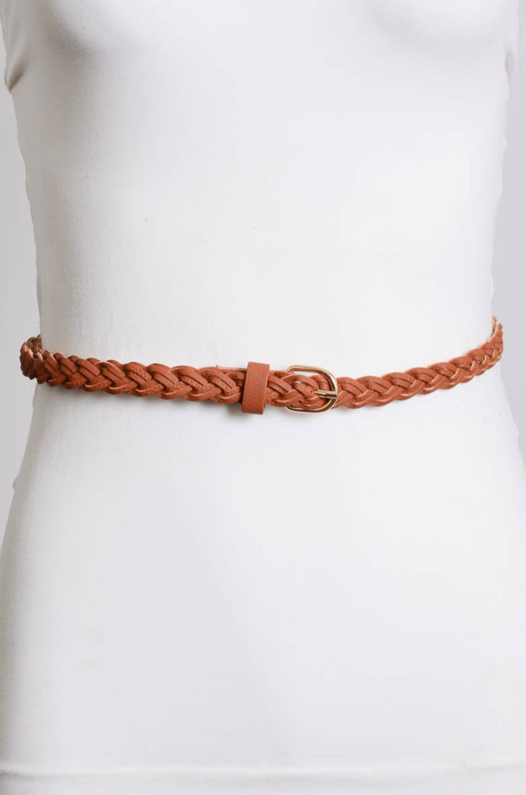 Skinny Braided Belt