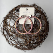 Load image into Gallery viewer, E063 Distressed Hoop

